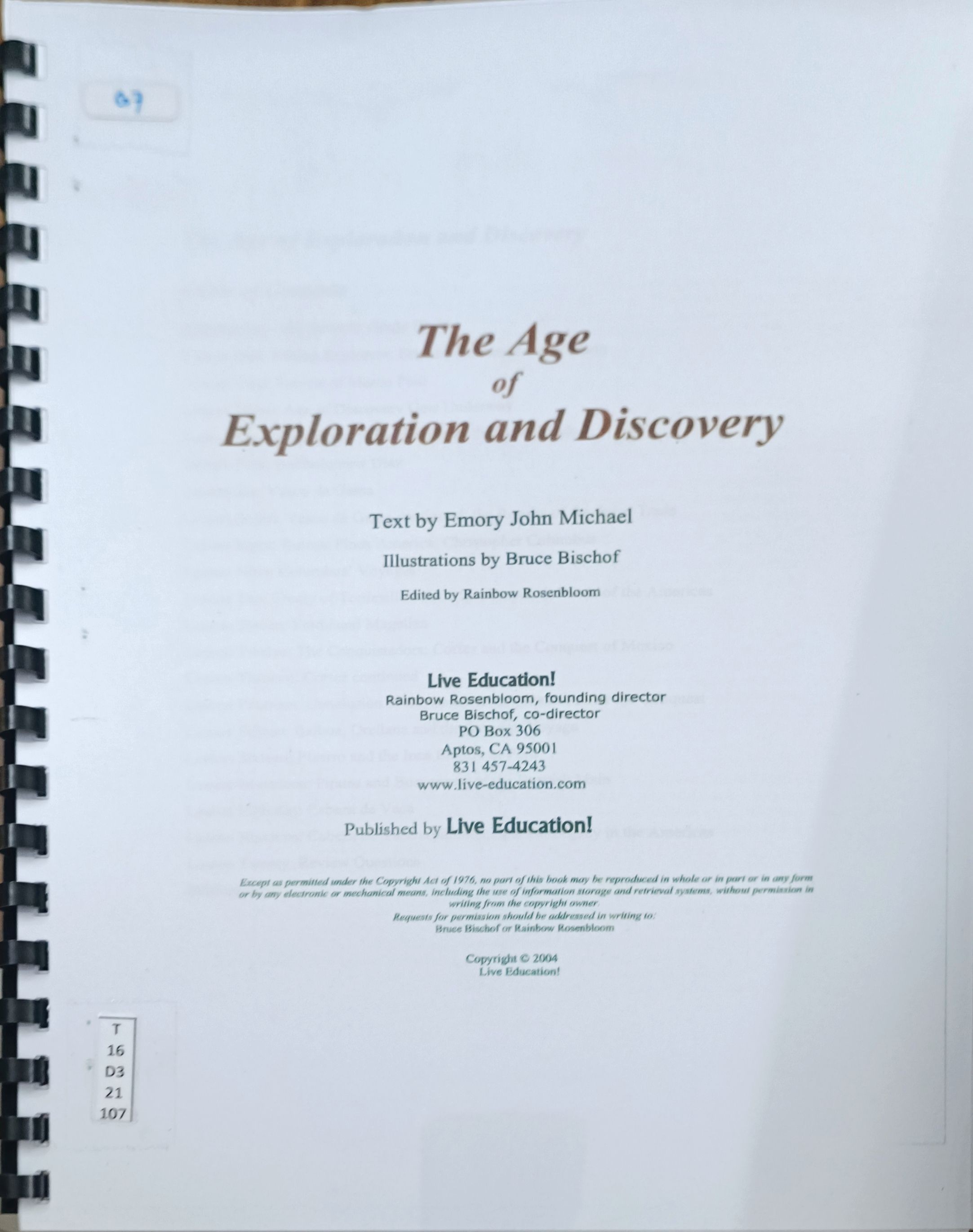 The Age of Exploration and Discovery