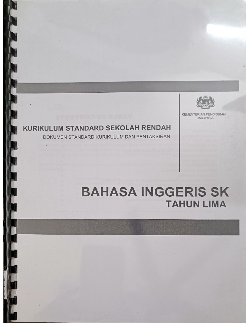 Bahasa Inggeris Tahun Lima (Sekolah Jenis Kebangsaan)