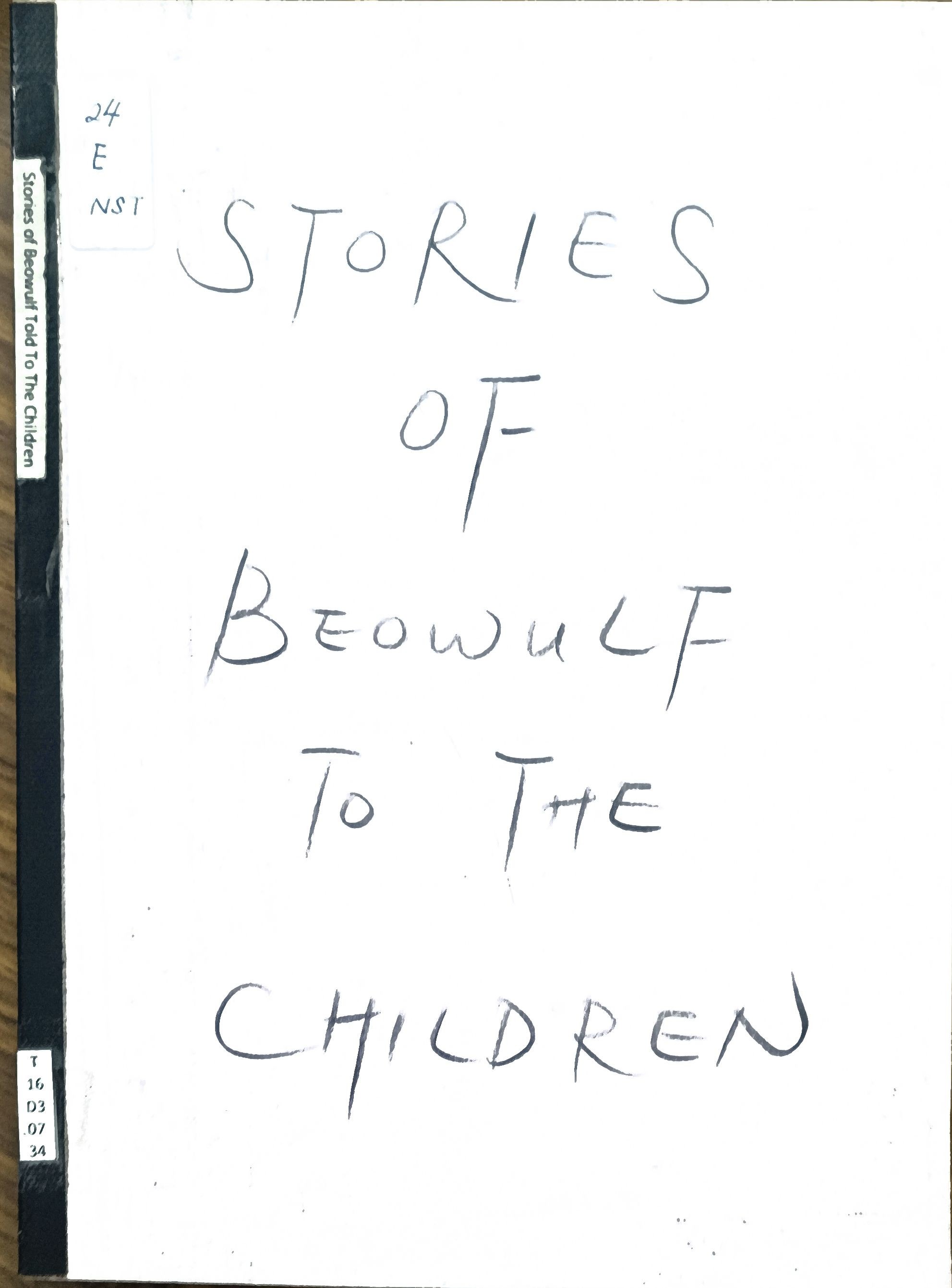 Stories of Beowulf  Told To the Children