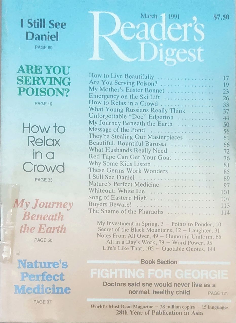 Reader's Digest March 1991