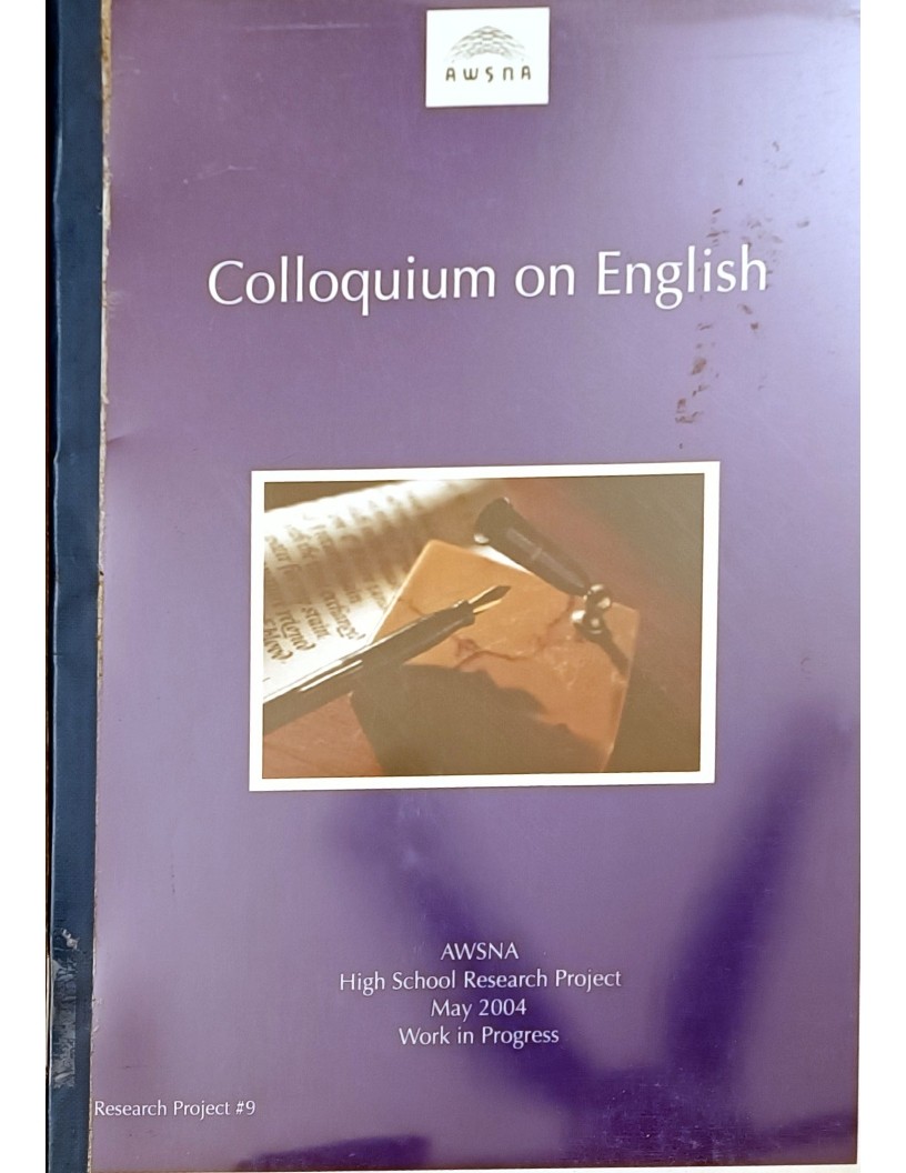 Colloquium on English